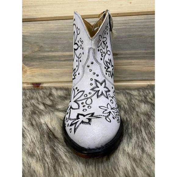 NEW CABORCA SILVER bootie in white and black - Picture 4 of 5